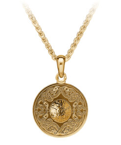 Alternative view of Celtic Warrior Small Disc Pendant Chain